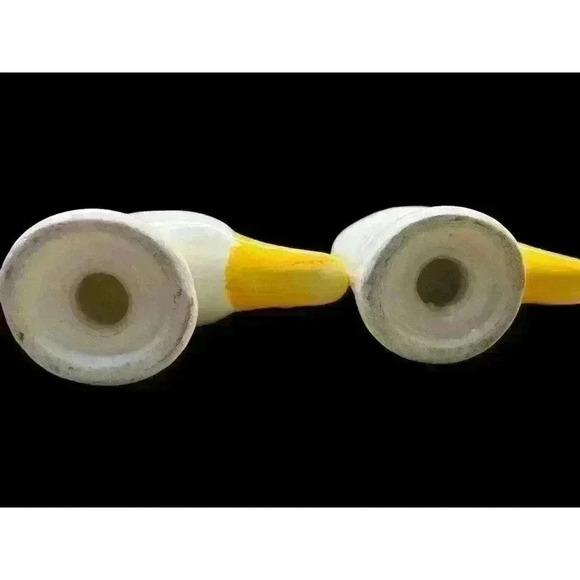 Vintage White Ceramic Cute, Quirky Duck Head Salt And Pepper Shakers - Picture 8 of 13